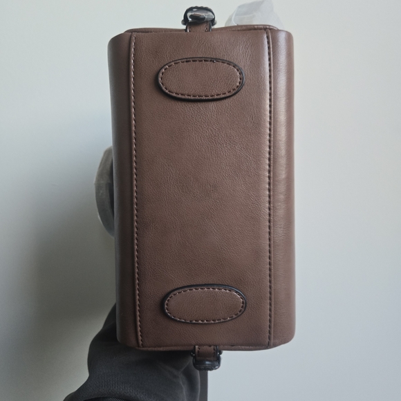 FOXLOVER Small Leather Crossbody Bags Shoulder Bag Top Handle Mini Handbag Purse - Picture 4 of 5